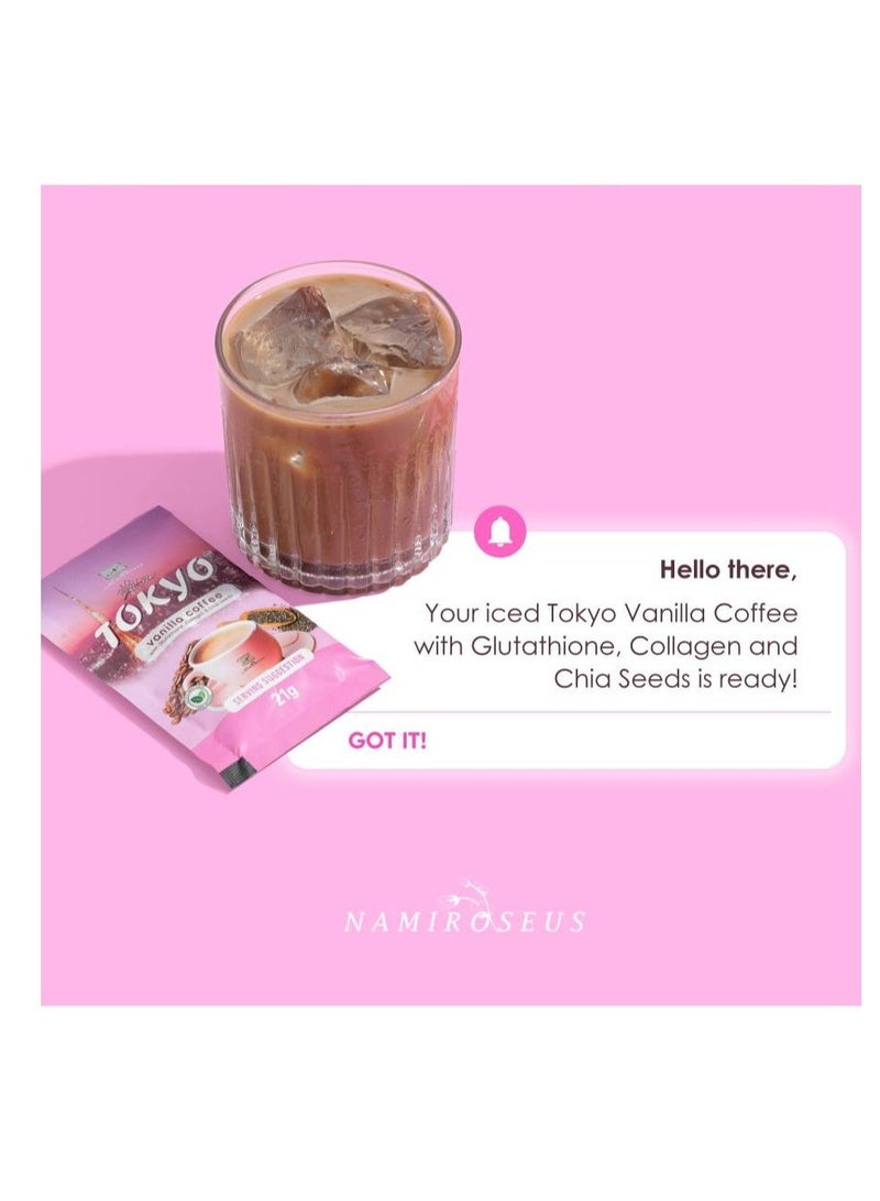 ناميروزيزس قهوة طوكيو فانيلا بالكولاجين والجلوتاثيون وبذور الشيا - Image 4