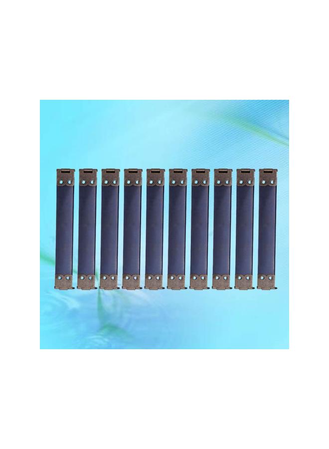 Generic 10pcs Metal Internal Flex Frames Handbag Hinges Spring Clip Bag Kiss Clasp for DIY Craft Coin Purse Sewing Making Accessories Coppery 10cm 