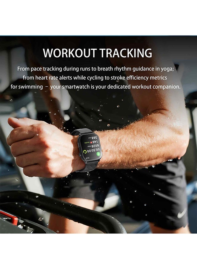 RollsTimi  Men Women's Smartwatch with Bluetooth Function, 2.01" Touch Screen, WhatsApp Message Reminder, Smartwatch Pedometer/Sleep Monitor, IP67 Activity Tracker for Android iOS - Image 2