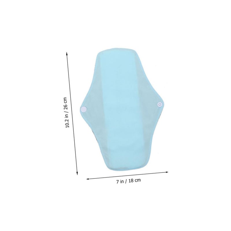 4 Pcs Reusable Sanitary Pads Feminine Napkins Light Breathable Absorbent For Women - Image 5
