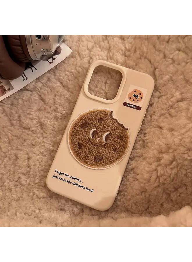 Crimson French Fries Cookie Plush Sticker Phone Case For iPhone 15 Pro Max - Image 5