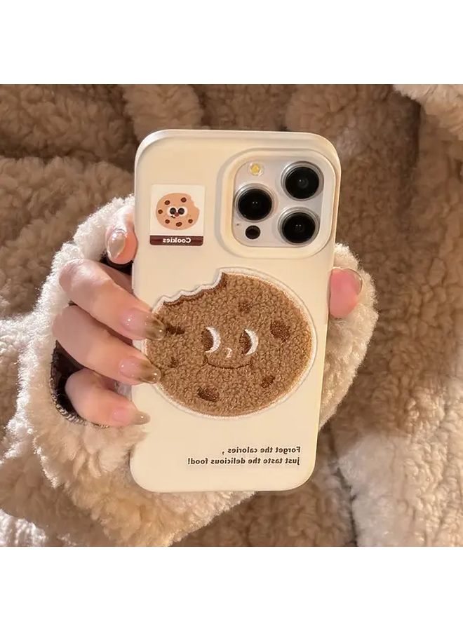 Crimson French Fries Cookie Plush Sticker Phone Case For iPhone 15 Pro Max - Image 3