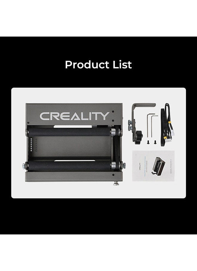 Creality 3D Rotary Roller Perfect for Engraving Cylindrical Objects Support 5-120mm Width Adjustable 7-gear Design for 22W Falcon2/CR-Laser Falcon 10W Laser Engraver  - Image 4
