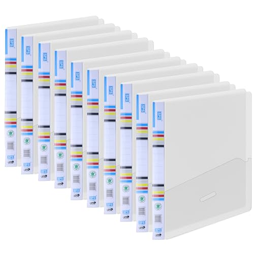 SPS Transparent Report File – Set of 20 | Plastic File for A4 Documents | for Office, School & Home | Holds Up to 150 Sheets | Best for Interviews and Reports - Image 1