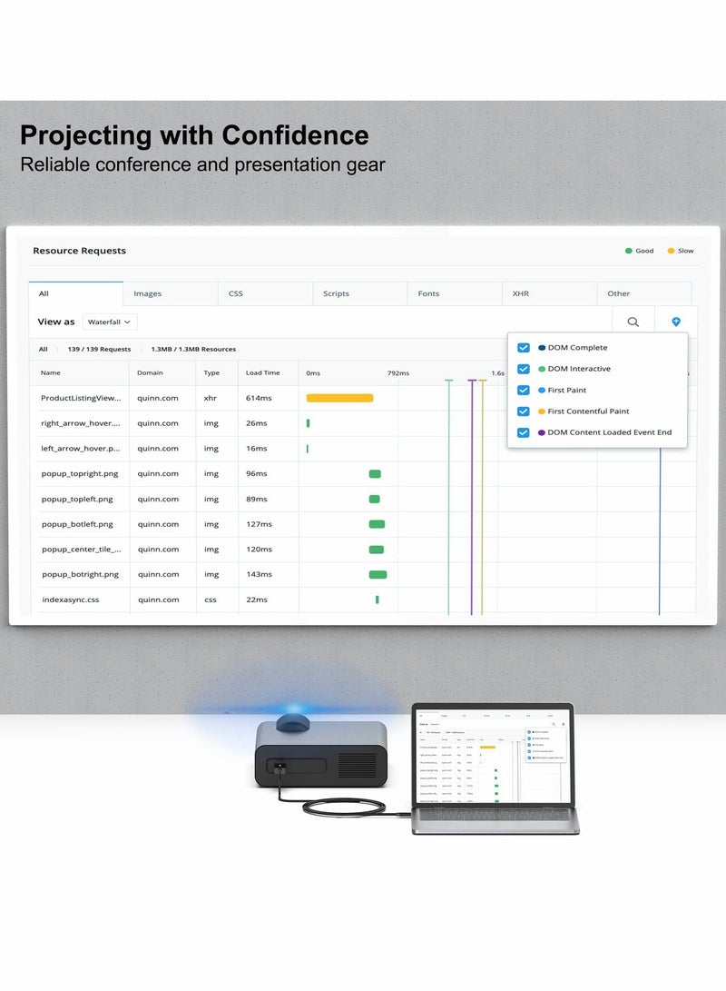 USB C to DisplayPort Cable 4K 60Hz Type C to DP 6ft - Image 3