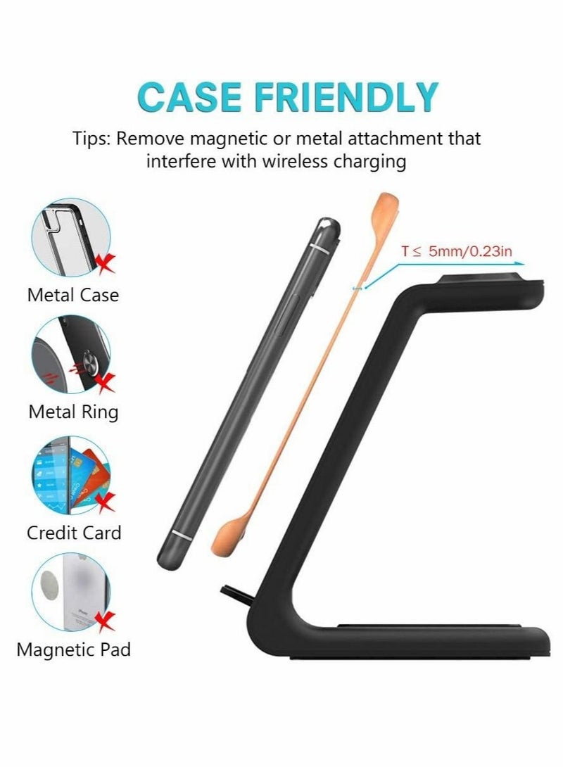 KASTWAVE Wireless Charger, 3 in 1 Wireless Charger Station - Image 5