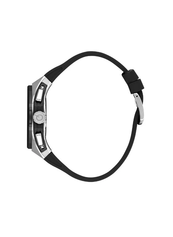 Quantum Men's Silicone Chronograph Watch HNG1170.351 - 46 mm