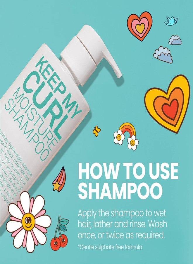 ELEVEN AUSTRALIA Keep My Curl Moisture Shampoo Hydrating, For Curly and Wavy Hair, Enhances Curl Definition, Reduces Frizz, and Adds Shine, Sulfate-Free, Gentle Cleansing Formula - 1.7 Fl Oz - Image 5