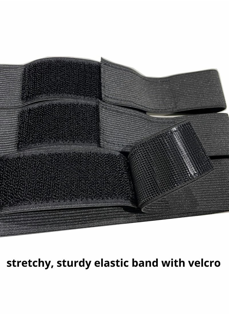 Y&D 4 PCS Lace Edge Headband Adjustable Elastic Melting Band for Wigs  - Image 4