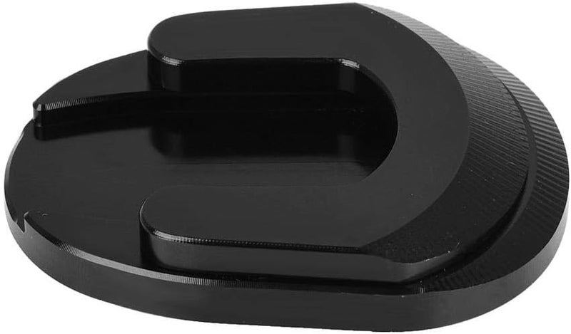woobles Motorcycle Kickstand Enlarger Cover,CNC Aluminum Anti-Slip Side Stand Plate for Honda Forza 300 18-19(Black) - Image 1