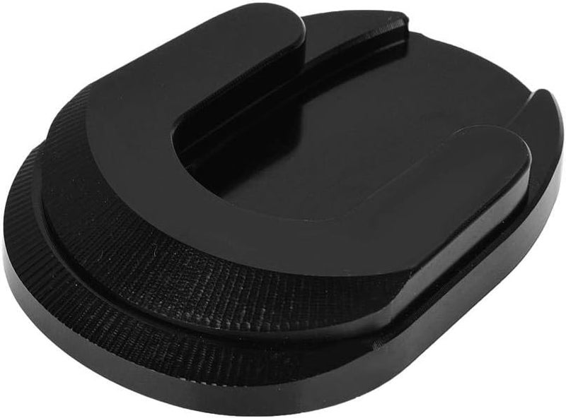 woobles Motorcycle Kickstand Enlarger Cover,CNC Aluminum Anti-Slip Side Stand Plate for Honda Forza 300 18-19(Black) - Image 4