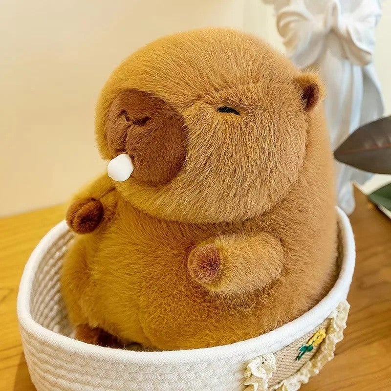 Y&D Hot 20-50cm Cute Top Hat Kapibara Plush Toy – Stuffed Animal Capybara Guinea Pig Hybrid for Birthday Party Decoration, Creative Funny Gift for Kids & Adults - Image 1