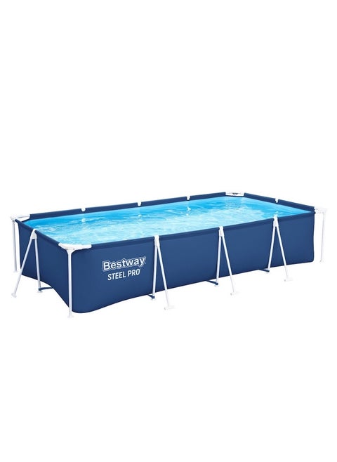 مسبح مستطيل Bestway Steel Pro™‎ بأبعاد 4.00 متر × 2.11 متر × 81 سم - متعة الصيف في حديقتك