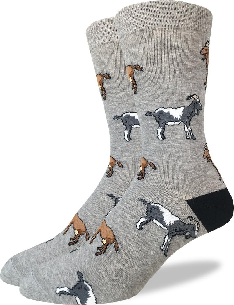 Good Luck Sock Men's Goats Socks, Adult, Shoe Size 7-12 - Image 5