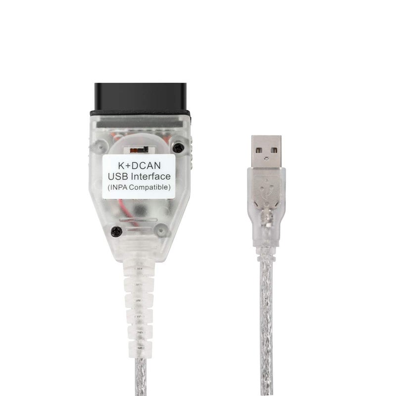 Taotao K+CAN Cable with Switch FT232RL K+D CAN USB Interface Cable Car Ediabas K+ Dcan USB OBD2 OBDii Diagnostic Scanner for BMW Work with NCS Expert Tool32 - Image 2