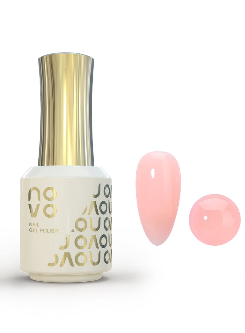 نوفو طلاء أظافر جل 5 في 1، جل أظافر متعدد الوظائف، جل بناء وتقوية الأظافر المعالج بالأشعة فوق البنفسجية وLED، جل أظافر يدوم طويلاً للاستخدام المنزلي - 15 مل - Image 1