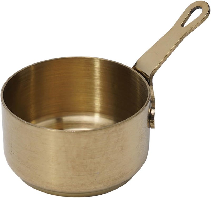 Stainless Steel Saucepan 100ml, Small Kitchen Pots Warming Baby Food, Coffee, Milk, Butter Making Gravy, Non-Stick Cooking Pot for Gas Stove(60ML）) - Image 2