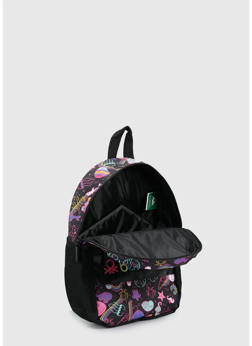 بينيتون Black Girls Main School Bag