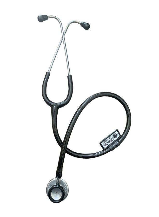 Microtone Stethoscope (Black) Made in India - Image 1