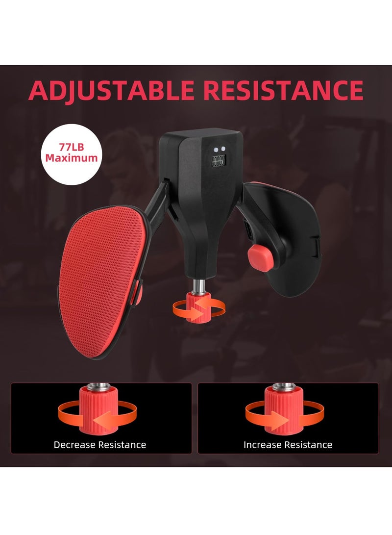 SYOSI 50 KG Adjustable Thigh Master, Leg & Inner Thigh Exercise Equipment with Counter, Kegel Exerciser & Pelvic Floor Trainer, Hip Trainer for Home Workouts, Black Myth  - Image 3
