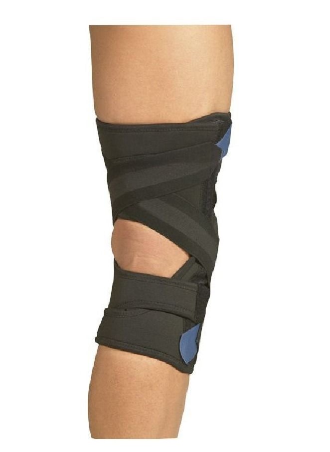 Velpeau - VELPEAU LIGACTION (Knee Brace) PRO2 N LPP Black, Size T4: knee 43-48 cm, Thigh: 50-56 cm - Image 1