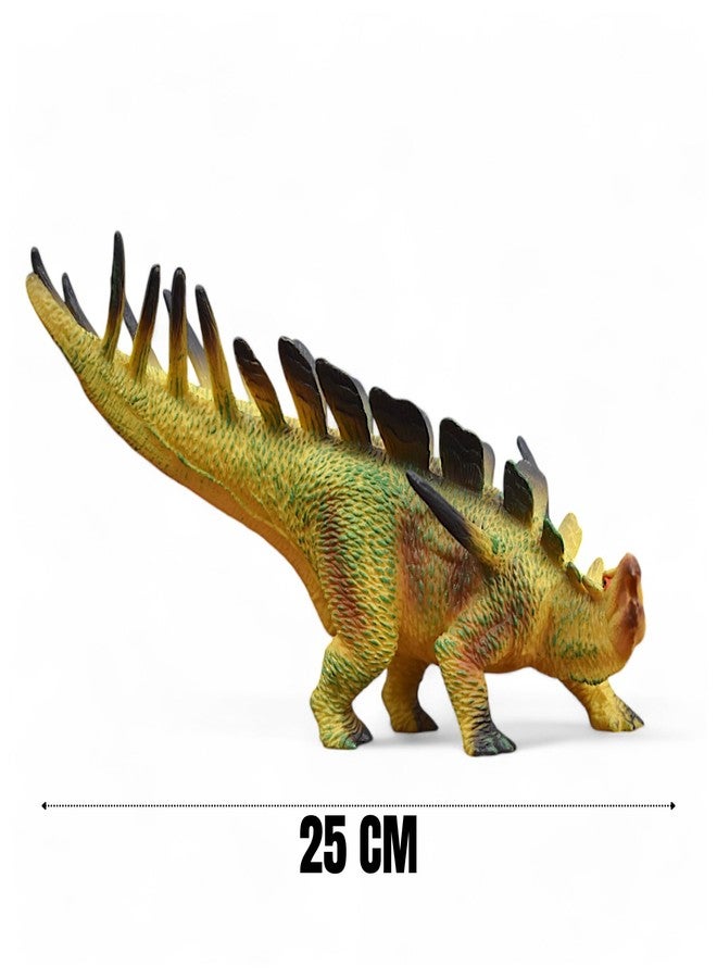 MASIPICKS Dinosaur Action Figures Dragon Park Animal Toys for Kids 3-12 Years Realistic Dinosaur 10 Inch Big Size Education Toy for Boys Girls (Stegosaurus 2) - Image 4