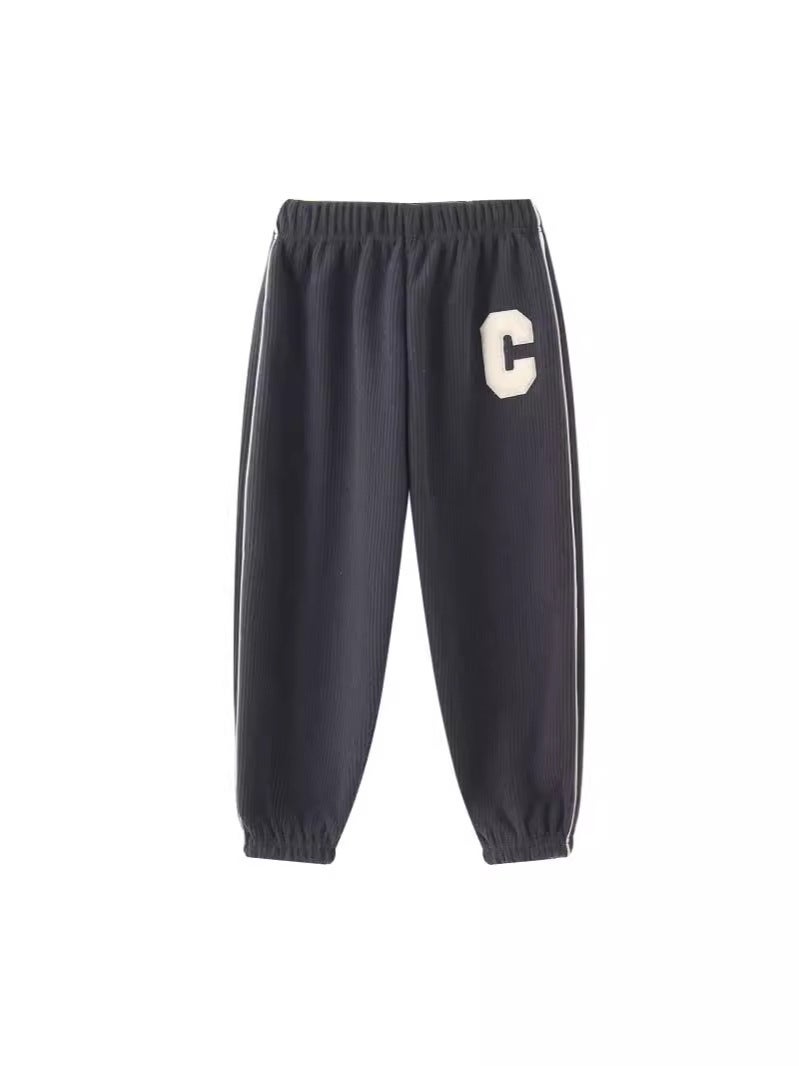 Children'S Casual Pants Boys' And Girls' Pants Korean Style Children'S Wear Sports Pants Trendy Sweatpants Baby'S Thickened Trendy Fleece-Lined Pants - Image 5