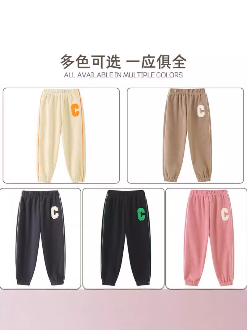 Children'S Casual Pants Boys' And Girls' Pants Korean Style Children'S Wear Sports Pants Trendy Sweatpants Baby'S Thickened Trendy Fleece-Lined Pants - Image 4