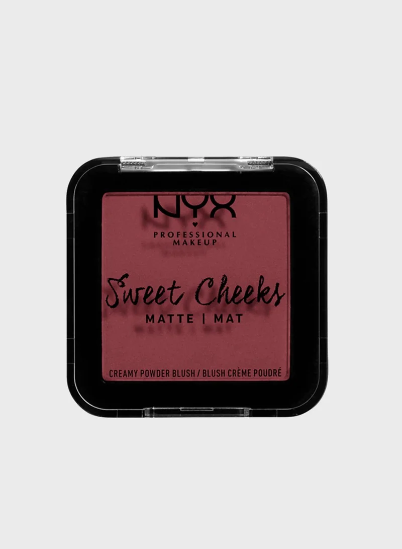NYX PROFESSIONAL MAKEUP Sweet Cheeks Creamy Powder Blush -Bang Bang