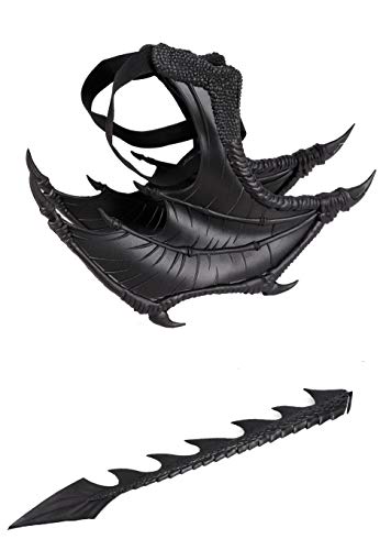 Himine Dragon Wings Props Cosplay Wing With Tail (Black) - Image 3