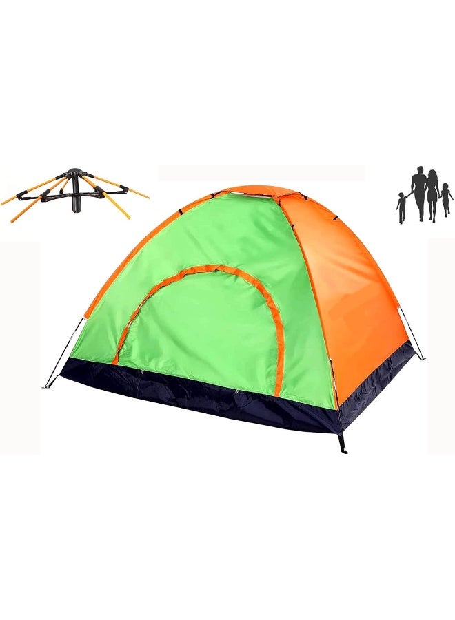 GO2CAMPS Camping Tent 4 Person, Instant Automatic Pop Up Dome Tent, Portable Windproof Lightweight for Family Backpacking Hunting Hiking Outdoor Beach Tent and Picnic Tent - Image 1
