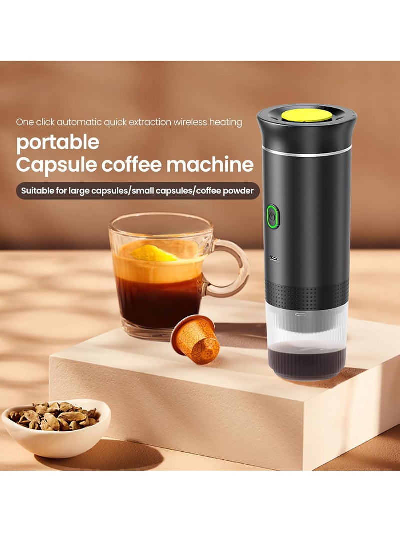 Generic - Portable Espresso Machine, Rechargeable Small Maker, 3-in-1 Fast Heating Electric Espresso Machine, for Car & Home Camping - Image 1