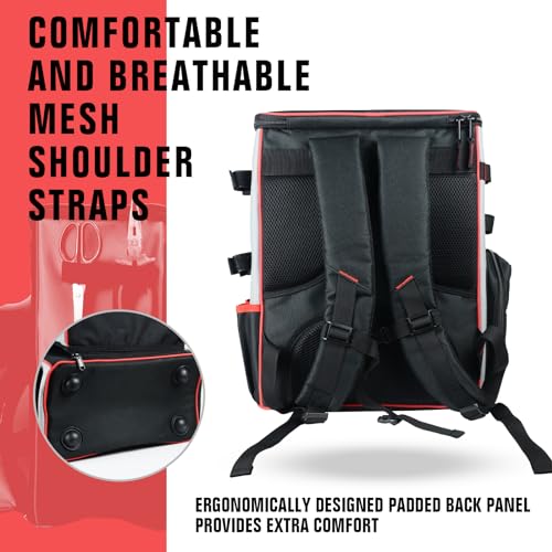 TRQWH Welding Backpack for Men Waterproof Reinforced Bottom Large Capacity Extreme Gear Pack with Helmet Catch Multipurpose Welding Tools Backpack - Image 5