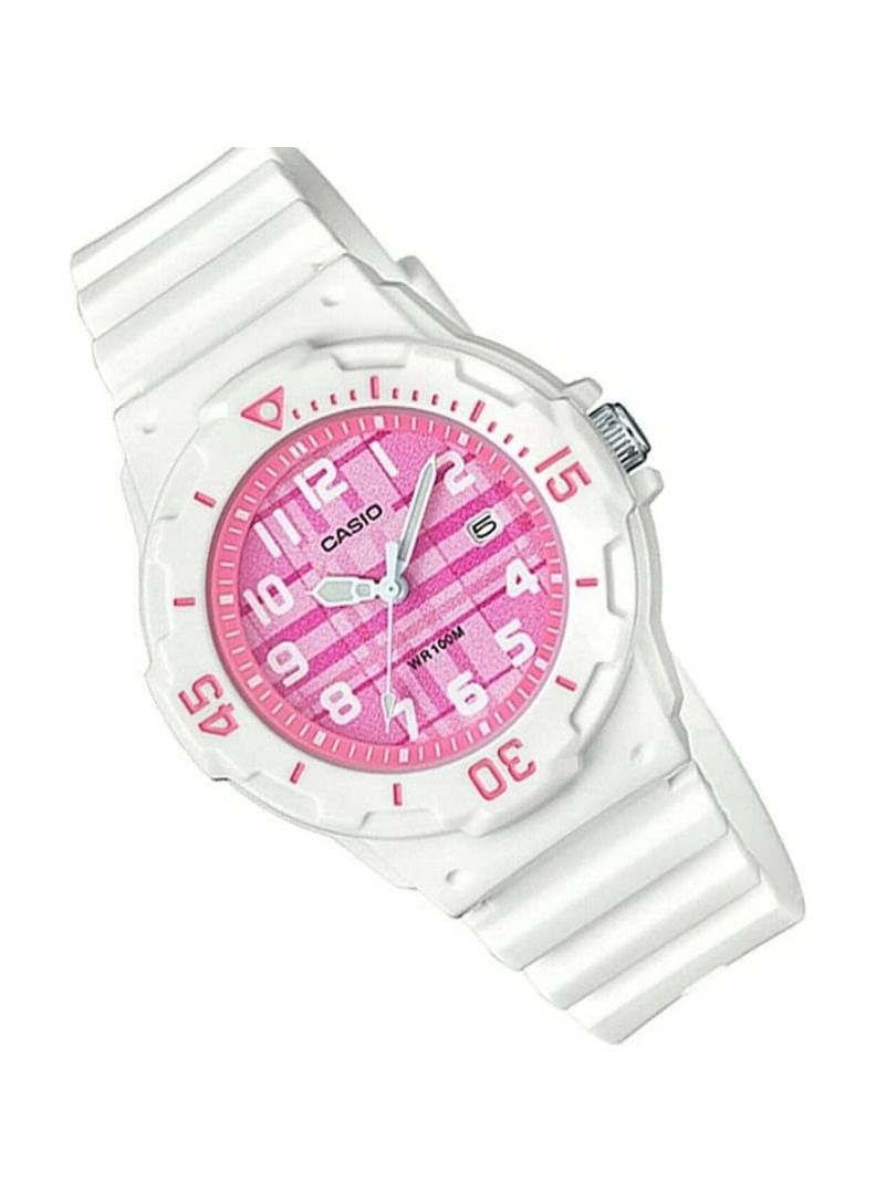 Casio Womens Quartz Watch, Analog Display and Resin Strap LRW-200H-4CVDF - Image 3
