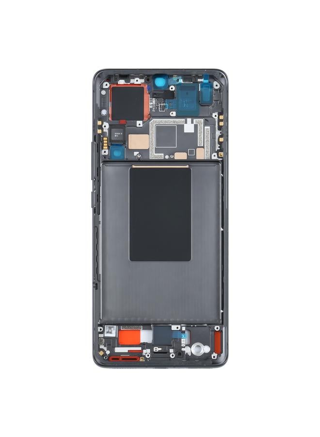 erorex Original Front Housing LCD Frame Bezel Plate for Xiaomi 12 Pro / 12 Dimensity / 12S Pro(Black) - Image 2