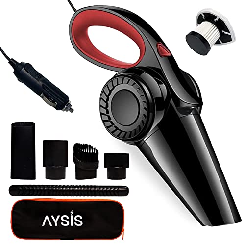 Zemic Car Vacuum Cleaner - Zemic Portable & Corded High Power for Car Cleaning Car Accessories, DC 12V, 120W 5.5 KPA, Vaccune Cleaner for Home Wet and Dry Car Vacuum Cleaner Multipurpose Vaccum Cleaner for Car Cleaning Plastic (AYRHYM204) - Image 1
