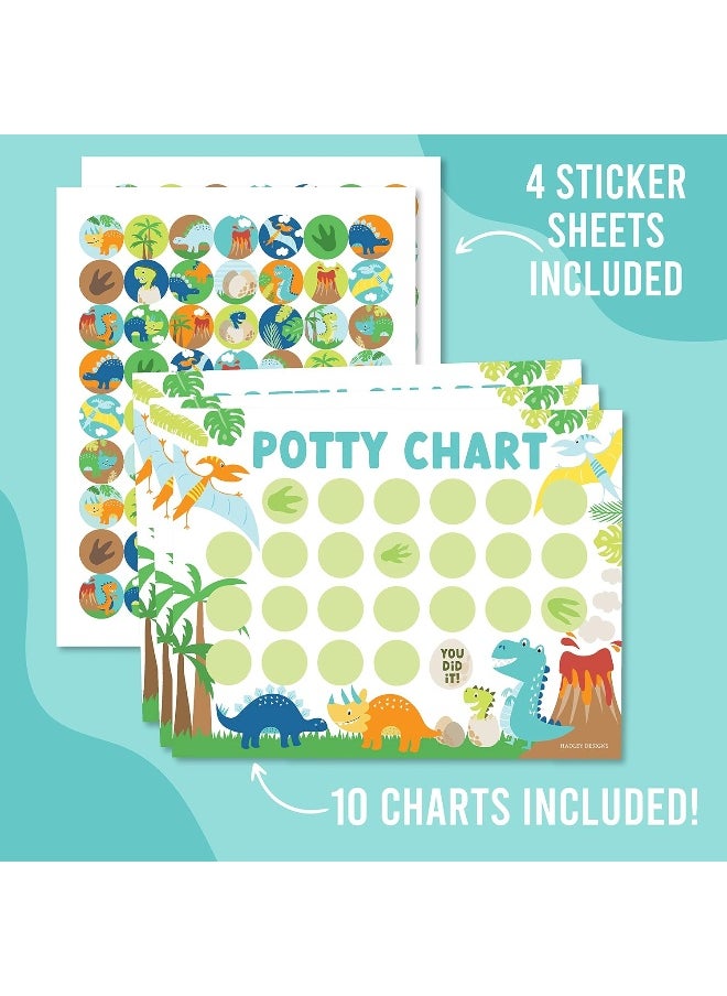 Hadley Designs Hadley Designs Dinosaur Potty Training Chart for Toddlers Boys  - Image 3