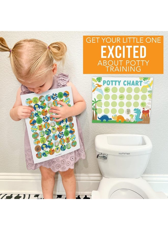 Hadley Designs Hadley Designs Dinosaur Potty Training Chart for Toddlers Boys  - Image 4