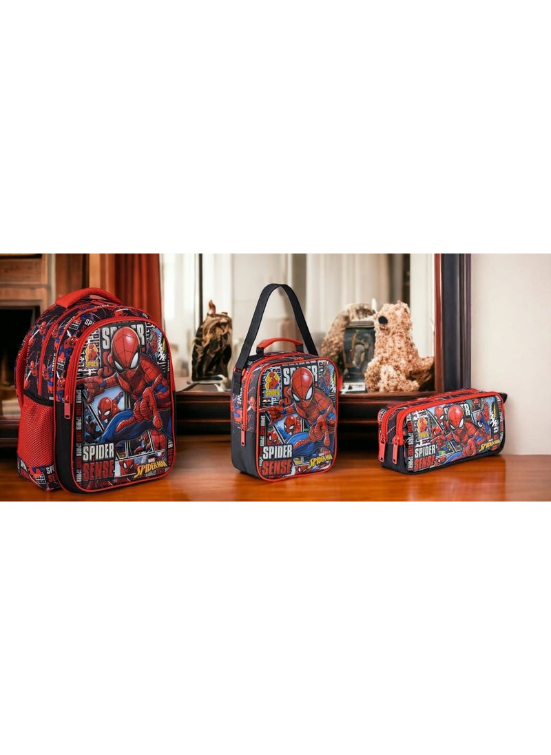 Frocx - Spiderman Spider Sense School Bag Set (5 Pieces) - Image 1