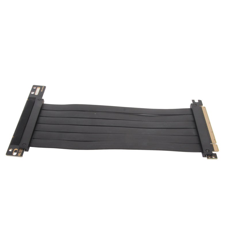 كابل رايزر PCIE 3.0 X16 بطول 20 سم أسود - كابل تمديد لبطاقة الرسوميات - تصميم مرن وقابل للانحناء ومضاد للتداخل لتركيب وحدة معالجة الرسوميات العمودي - Image 5