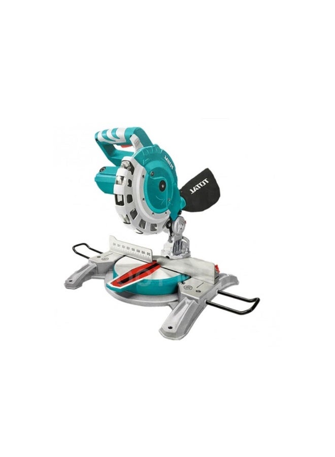 TOTAL 1400W Mitre Saw 210mm 8-1/4 Inch Wood Cutting Saw with 5000RPM, 45° Mitre & Bevel Cutting, TCT Blade Included - Image 4