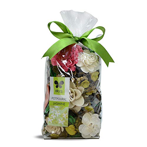 IRIS Jasmine Home Fragrance Potpourri (140gm) | Natural Decoration | Mood Enhancer | Perfect for Home Decor and Gifts - Image 1