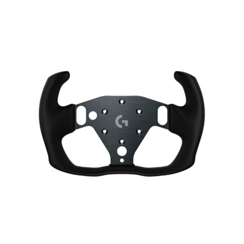 عجلة المسار Logitech G RS - عجلة قيادة Sim Racing، شكل منحوت عالي الأداء، مقبض مثالي، متوافق مع محور العجلة RS. - Image 1
