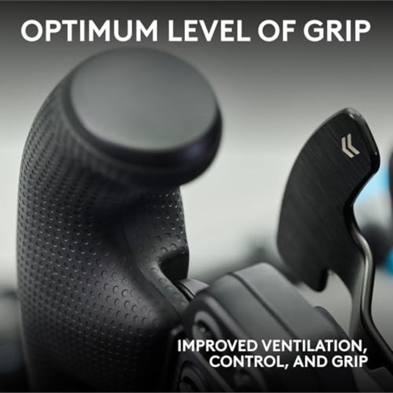 عجلة المسار Logitech G RS - عجلة قيادة Sim Racing، شكل منحوت عالي الأداء، مقبض مثالي، متوافق مع محور العجلة RS. - Image 4