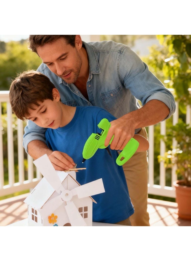 Wireless Hot Glue Gun - USB Rechargeable 2000mAh Wireless Hot Glue Gun with 30 Mini Glue Sticks - Battery Powered Rechargeable Hot Glue Gun Kit for DIY Crafts, Art, and Home Repair - Image 4