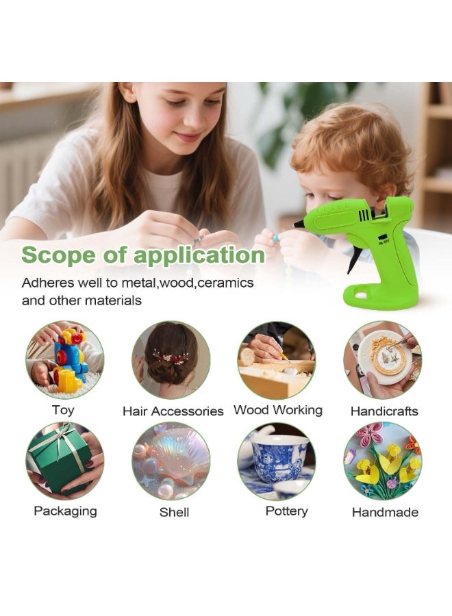 Wireless Hot Glue Gun - USB Rechargeable 2000mAh Wireless Hot Glue Gun with 30 Mini Glue Sticks - Battery Powered Rechargeable Hot Glue Gun Kit for DIY Crafts, Art, and Home Repair - Image 3