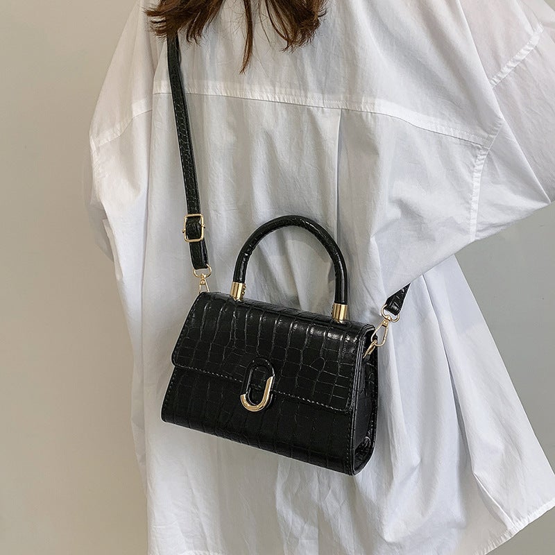 Bags For Women Crossbody Bag Handheld Small Square Bag Easiest For Match Handbag Shoulder Women'S Bag Crocodile Pattern Kelly Bag - Image 5