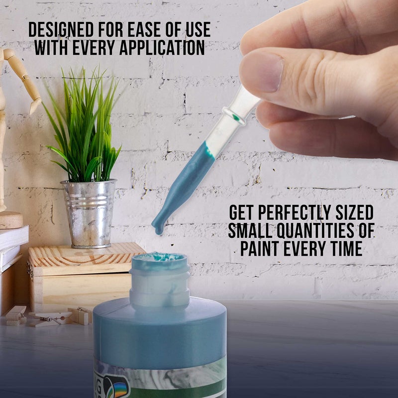 Master Airbrush® Brand 100 Pipette Eyedroppers for Liquid Transfer and Airbrush Paint - Image 4