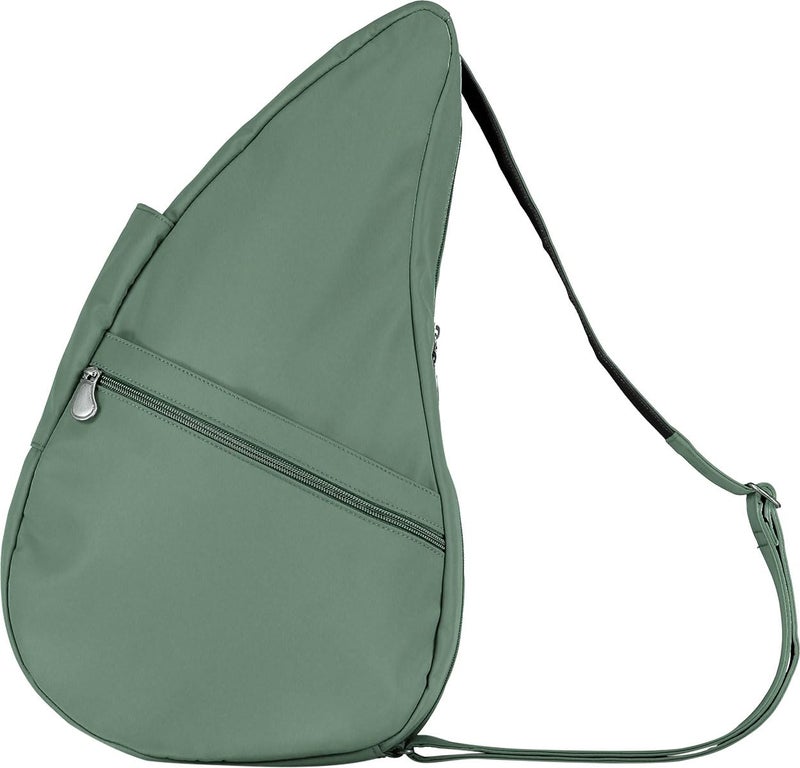 AmeriBag 19" Microfiber Ergonomic Crossbody Sling Healthy Back Bag for Everyday Use, Travel & Walking Comfort (Sea Moss) - Image 4