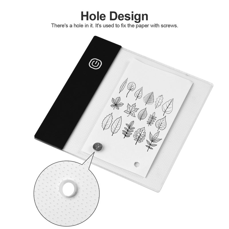 Flipbook Kit With 5 Flip Books (300 Sheets) 2 Binding Screw Sizes - Stepless Brightness Control Non-Flicking LED Light Pad For Animators Artists Kids Students Home Art Creation - Image 4